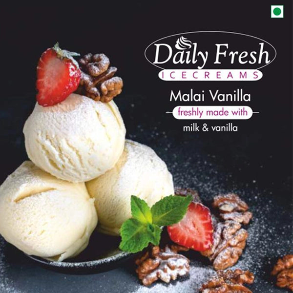 ICE CREAMS Malai Vanilla.